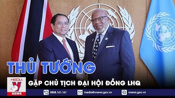 Thủ tướng Phạm Minh Chính gặp Chủ tịch Đại hội đồng LHQ - VNEWS