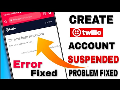Twilio Suspended Account Problem Fixed || Twilio Account Setup 2022 || Twilio Suspend Account