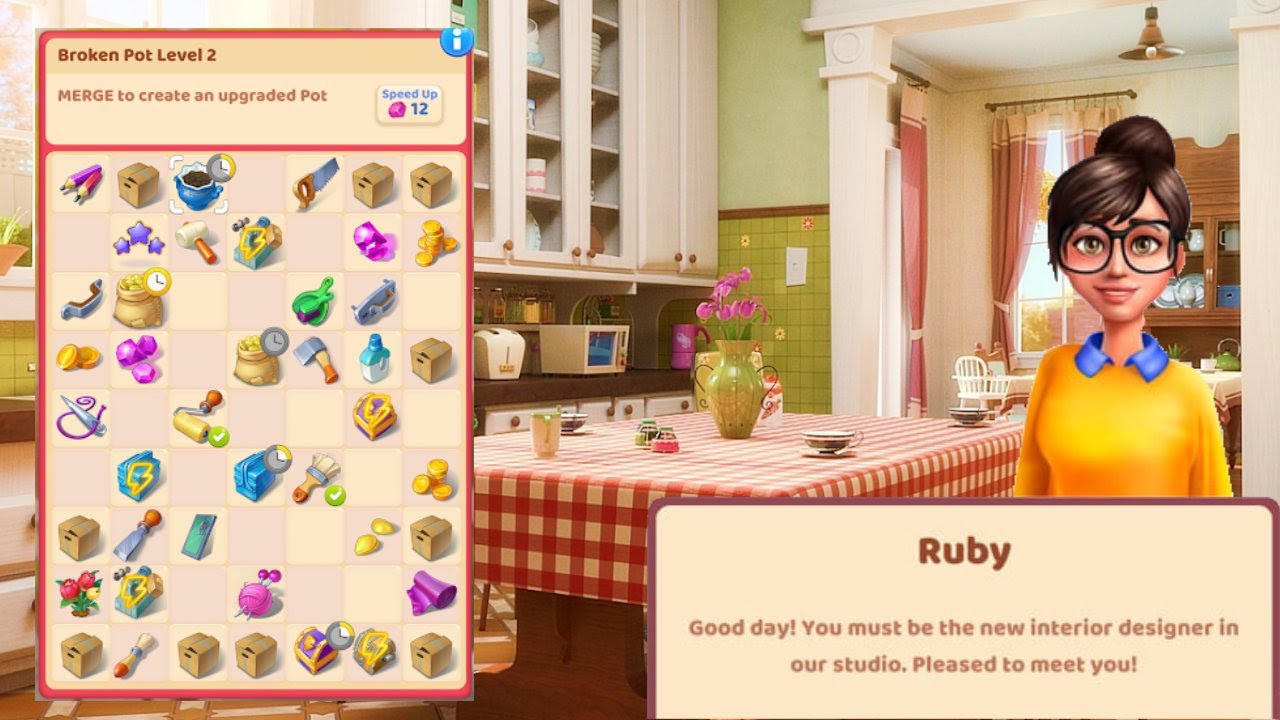 Merge Decor - House Design And Renovation Game Level 5 (part 1)