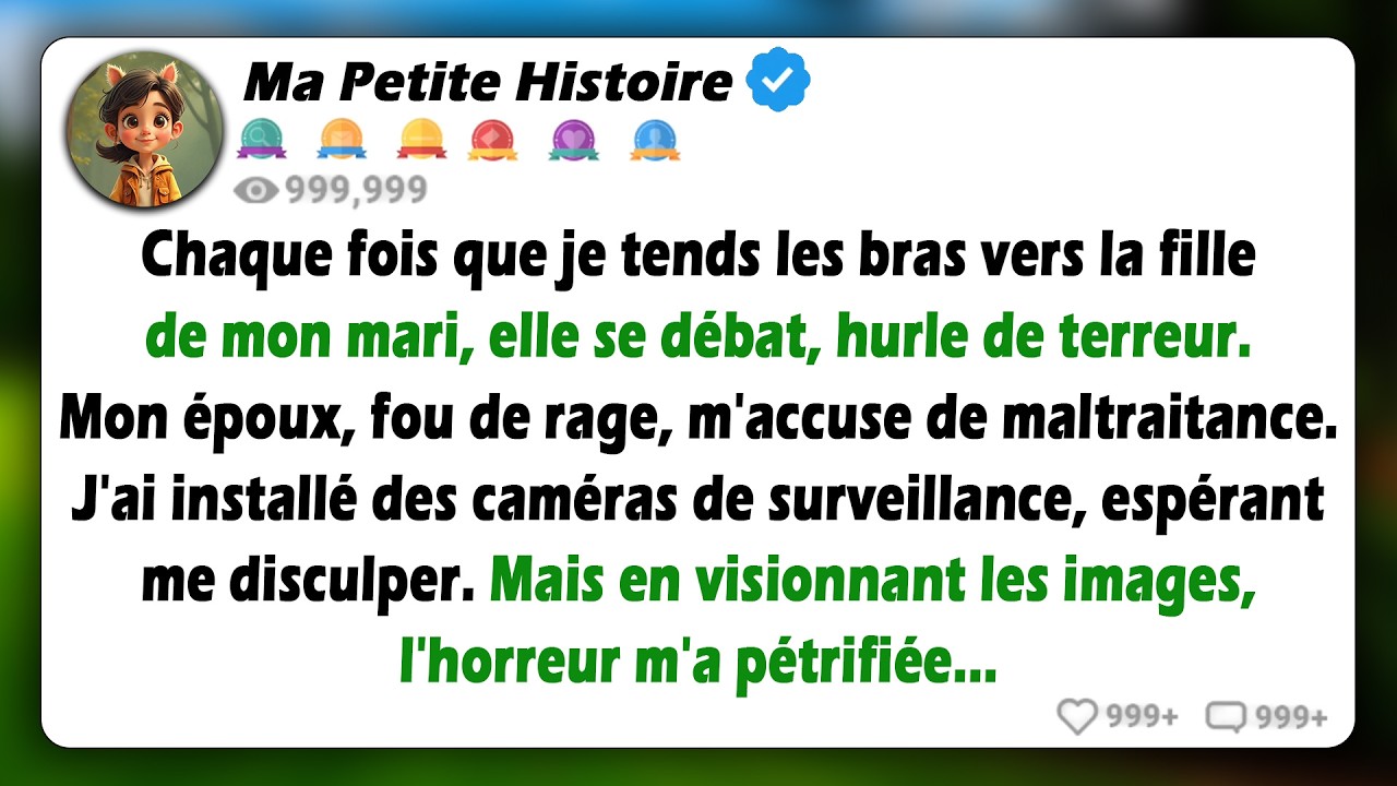 Chaque fois que j'essaie de serrer la fille de mon mari dans mes bras, elle recule immédiatement et