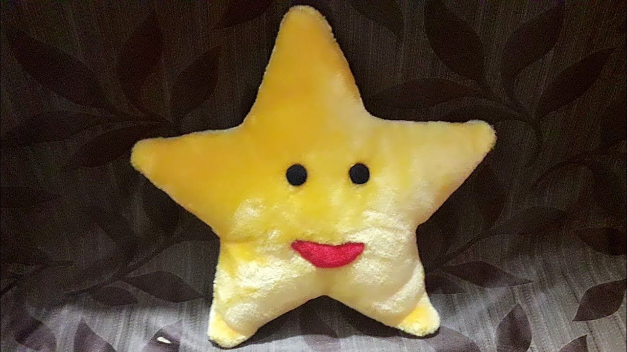 DIY emoji pillow / How to make Emoji pillow / star smiley pillow/ Emoji pillow making /smiley pillow