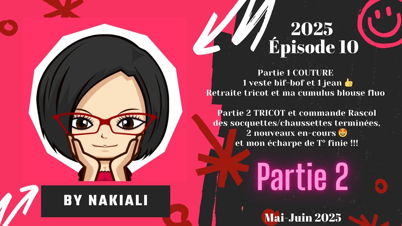 2025-10 : Partie 2 😉 Que du tricot, 4 projets finis🧦🧦🧦🧣 , 2 Cast-on et 1 p'tite commande Rascol