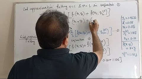 MAT306, Lec#07, Modified Euler