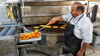 How Traditional Date Bread Is Made | Amazing Iranian Street Food