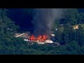 Fire erupts at Camp Airy in Thurmont, Maryland