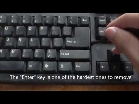 How to Clean a Computer Keyboard Step By Step HD