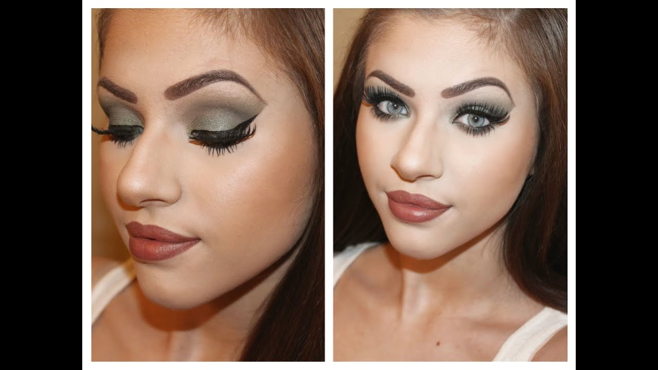 Glistening Green Eyes Holiday Makeup Tutorial YouTube