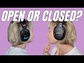 Should you get open or closed back headphones