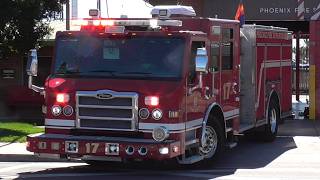 Phoenix Fire Dept. Engine 17 Responding