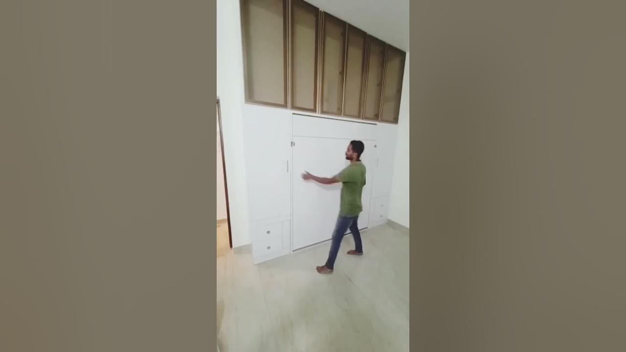 Premium Wall Bed In Bangalore Wall Mounted Bed India YouTube