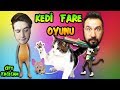 GÜLME GARANTİLİ KEDİ FARE OYUNU(2 facecam) | Ratty Catty