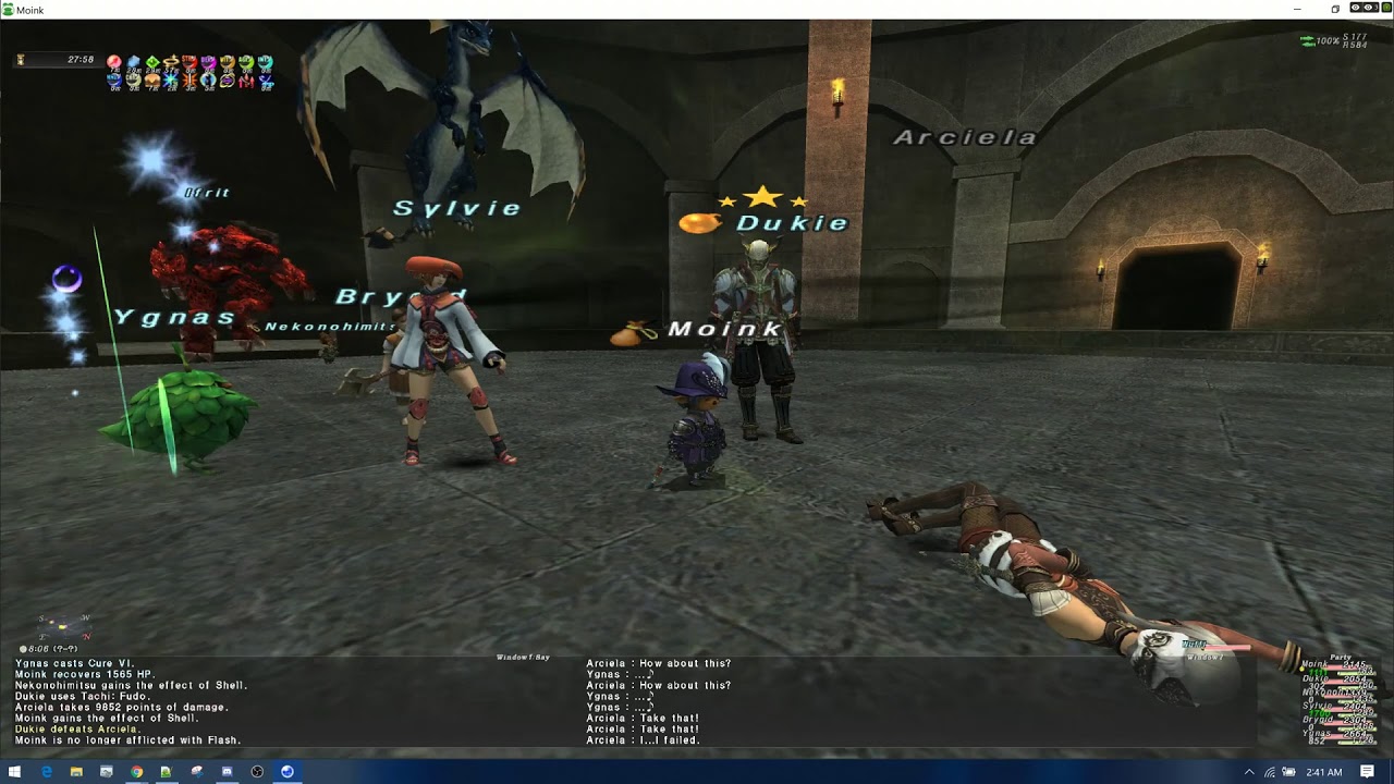 FFXI Geas Fete (Teles, Onychophora) HTBF (Lillith) Sinister Reign