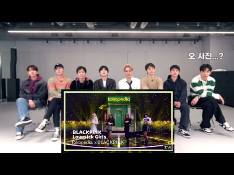 Exo Reaction to Blackpink 'Love sick Girl's'performance in Tokopedia (Fanmade 💜)