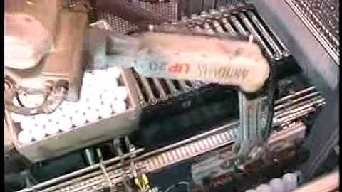 Motoman Robot Inverted Bottle Packaging