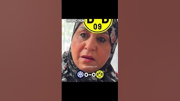 Inter milan vs dortmund prediction 💯 #championsleague