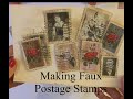 Favourite Projects Revisited - Faux Postage Stamps - Inspired by Anne Lise Ryan