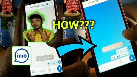 How to Change IMO Chat Background # Trending Tech Zone # 2018