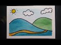 how to draw paint for kids / easy watercolor painting / #nickscolor