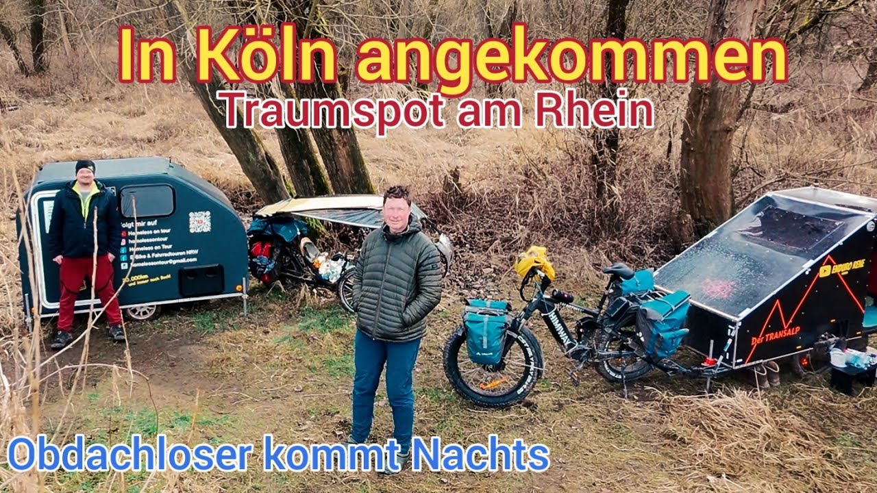 Traumspot am Rhein/Köln+Björn ist da//@homelessontour