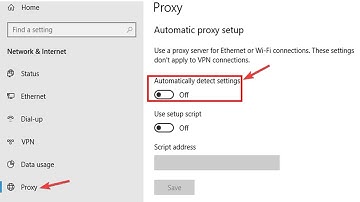 How To Turn Off Automatic Proxy Setup On Windows