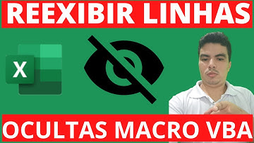 Reexibir Linhas ocultar com um CLIQUE Macro VBA no Excel, 2 Formas de Reexibir Linhas no Excel Macro