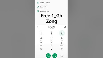 Zong free 1 Gb code/ zong ka free 1 gb kaie laity hain/zong ka free 1 gb lainy ka treeqa #dani #tech