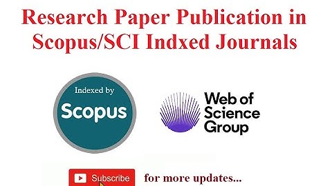 How to find Scopus, SCI Indexed Journal, Check Scopus Journal, SCI / Web of Science Journals