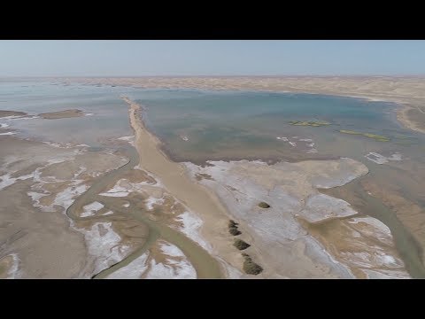 Dried up Har Lake reborn in northwest China desert