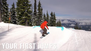 Your First Jump On A Snowboard