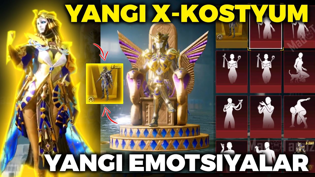 YANGI IRIDESCENCE X-SUIT , ULTIMATE KOSTYUMLAR VA PUBG MOBILEGA KELADIGAN BARCHA YANGILIKLAR