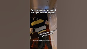 The Rapture happened but I forgot to go outside... | #rapture #raptured #funny #viralshorts #fyp
