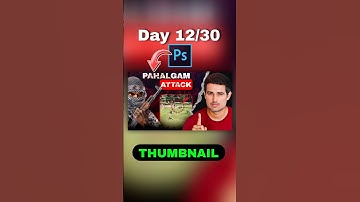 How to create a YouTube Thumbnail like Dhruv Rathee #thumbnailtutorial