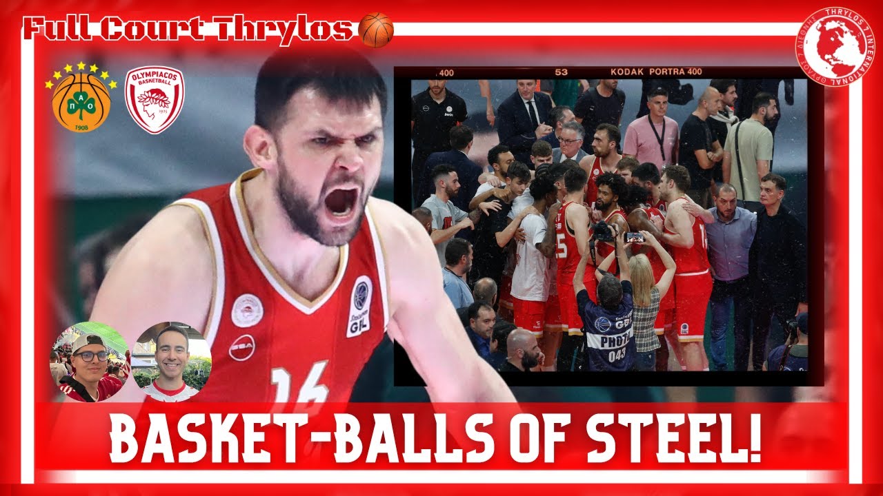 OLYMPIACOS BEAT PAO 99-88 TO TAKE SERIES BACK TO SEF | LIVE REACTION