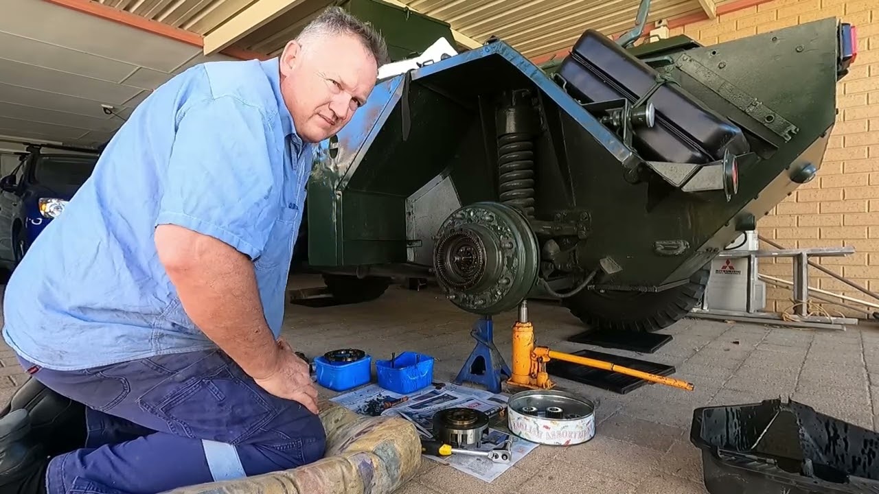 Daimler Ferret Wheel Hub Maintenance