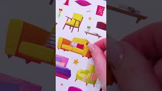 🧸 ADORABLE! My Sticker House Has EVERYTHING! 🏡🤩 #kids #play
