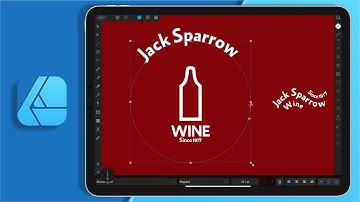 How To Type Text On Path On Affinity Designer On iPad