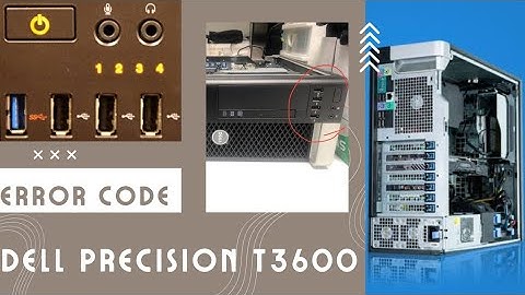 Dell Precision T3600 Workstation Turn On Front  3 light On But No Display Repairing