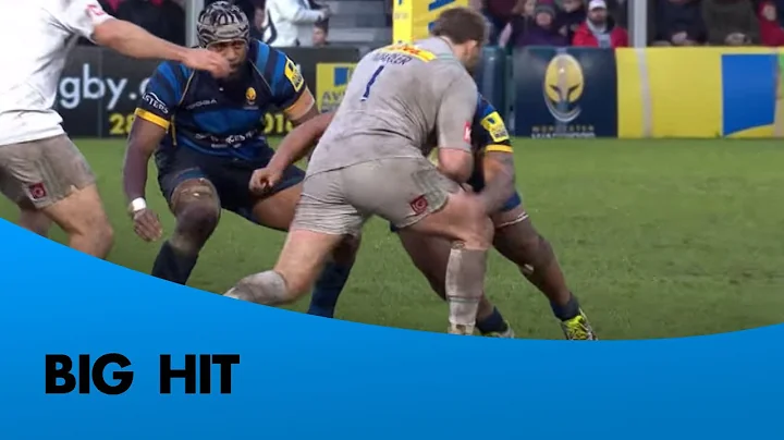 Leleimalefaga big hit on Joe Marler
