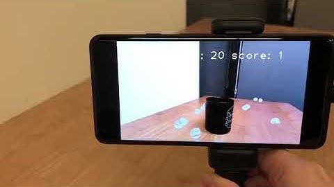Paper Toss MR in dynamic env. - 2Sens live demo