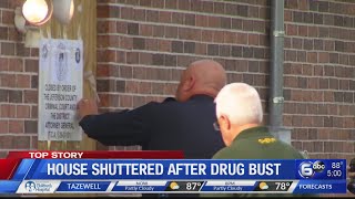 House shuttered after drug bust in Jeff County