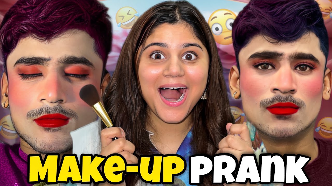 Makeup Prank on Shabnam 😂| Gone extremely wrong | EPIC RECTION