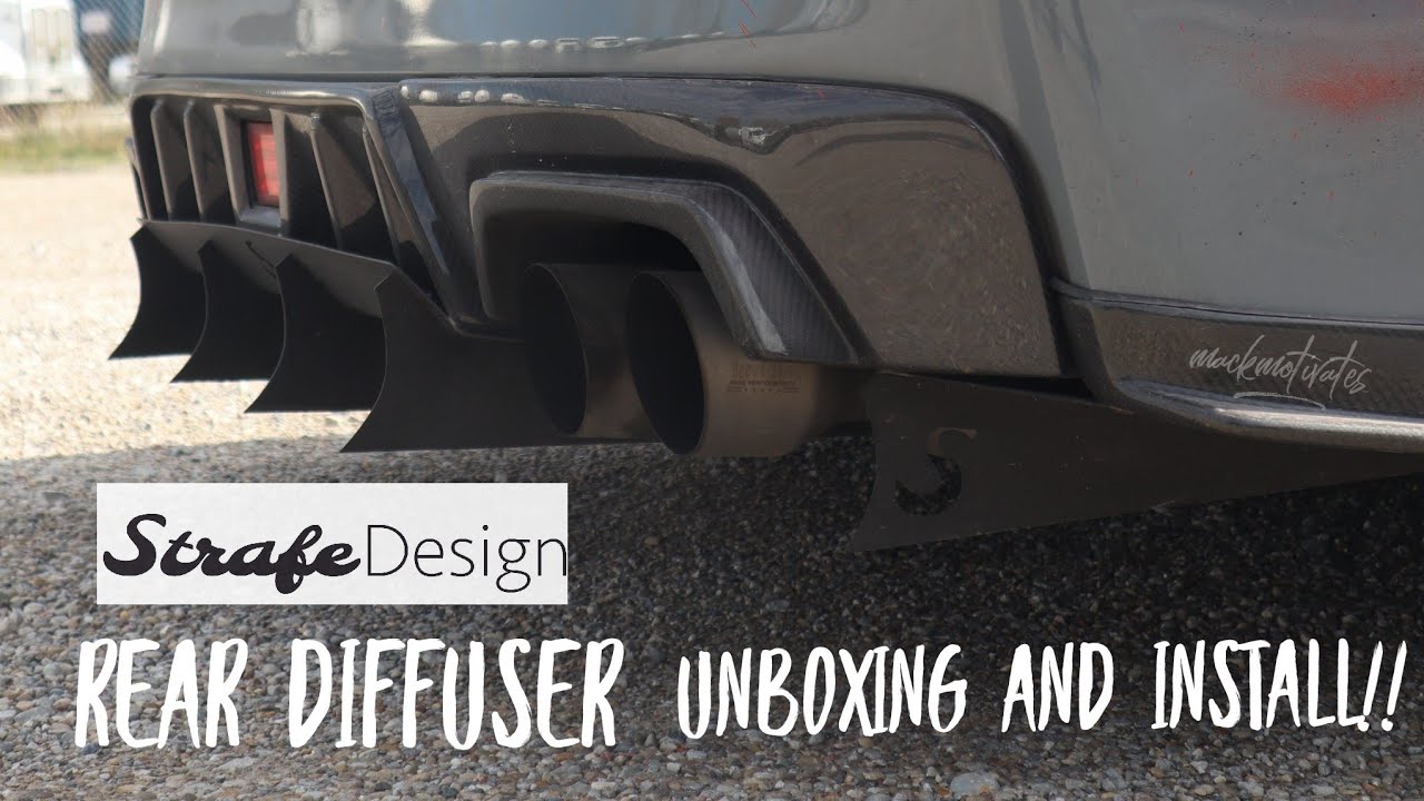 Unboxing and Installing of my new Strafe Design rear diffuser. Newest