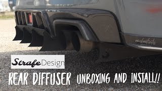 Unboxing and Installing of my new Strafe Design rear diffuser. Newest Sponsor!