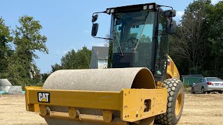 How To Operate A Cat Cs54B Smooth Drum Roller