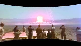 Atomic Bomb Test Shot MET in  curved screen CINEMASCOPE - 1955