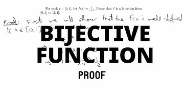 [Proof] Function is bijective
