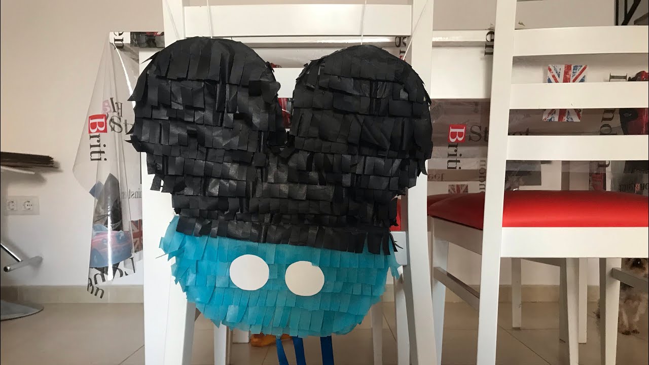 Diy piñata mickey mouse YouTube