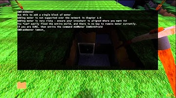 Fortresscraft Adding water tutorial