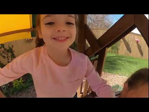 Уличная игровая площадка для детей (горка, качели, песочница, скалодром, лестница,2 этажа) F29205_KE