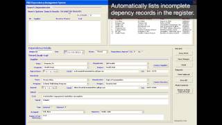 Macro for managing program and project dependencies